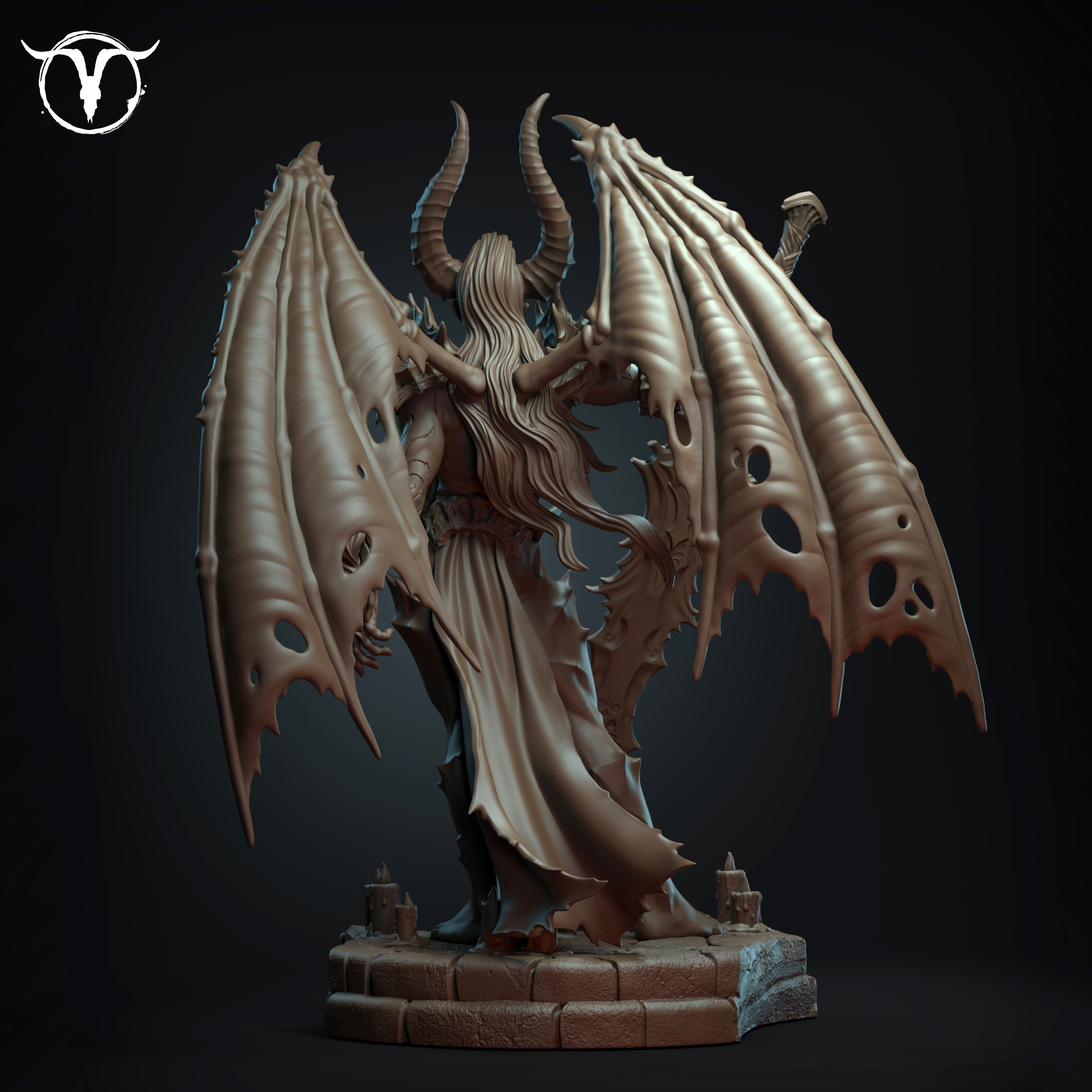 Akelarre Models Belial Prince of Hell figurine résine 75mm