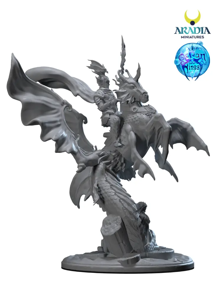 Aradia Minis Ocean Tides Knight figurine résine à peindre