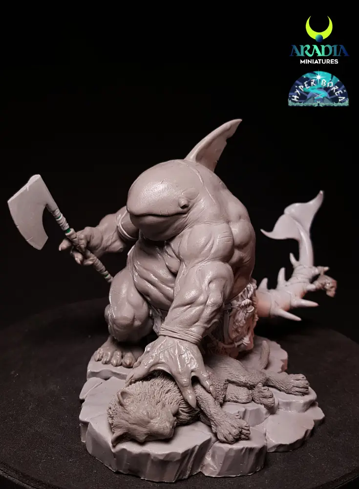 Aradia Minis Hyperborea Tulkha Killer Whale figurine résine à peindre
