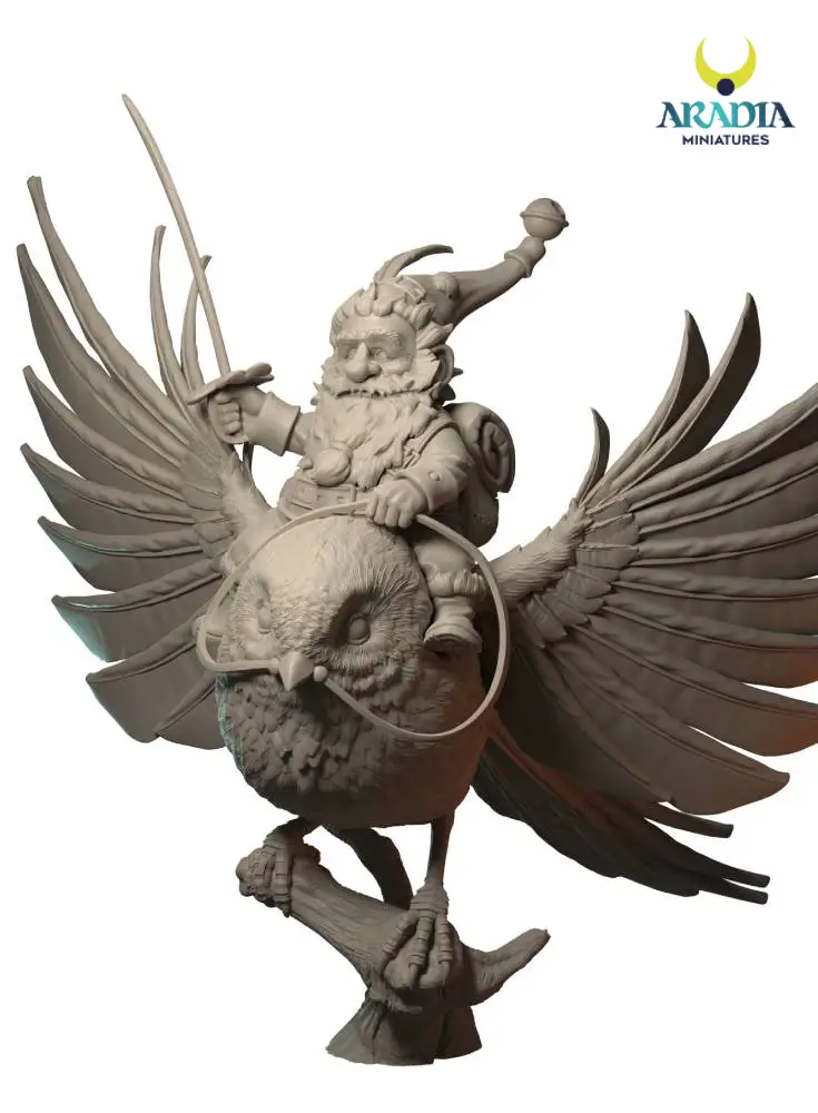 Aradia Classic Bruno long-tailed-tit figurine résine à peindre