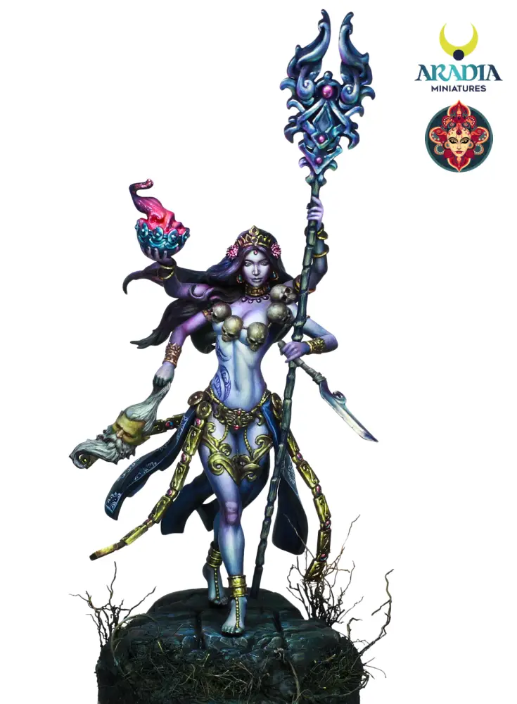 Aradia Minis Kali Yuga Kali figurine résine à peindre
