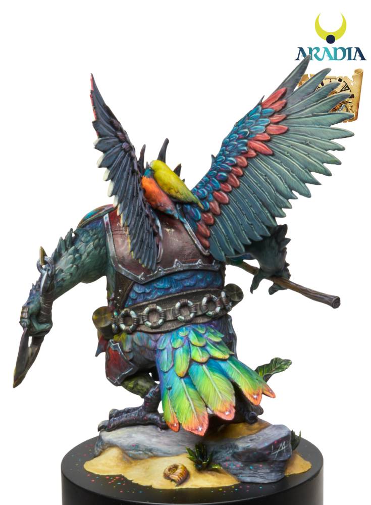 Paititi Vucub Caquix figurine résine 75mm à peindre