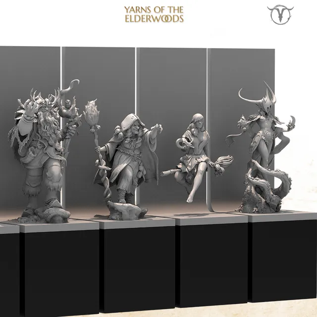 Akelarre Models Plinths Resin Bottom fond résine 6x6x13 cm