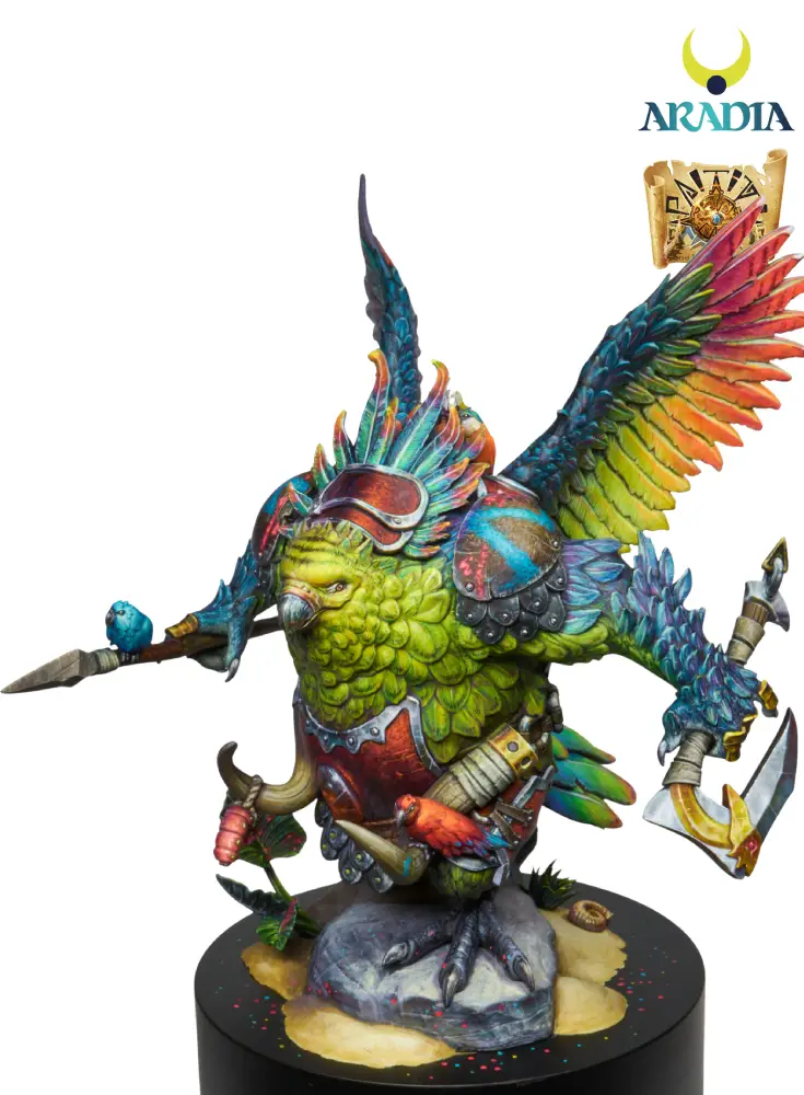 Paititi Vucub Caquix figurine résine 75mm à peindre