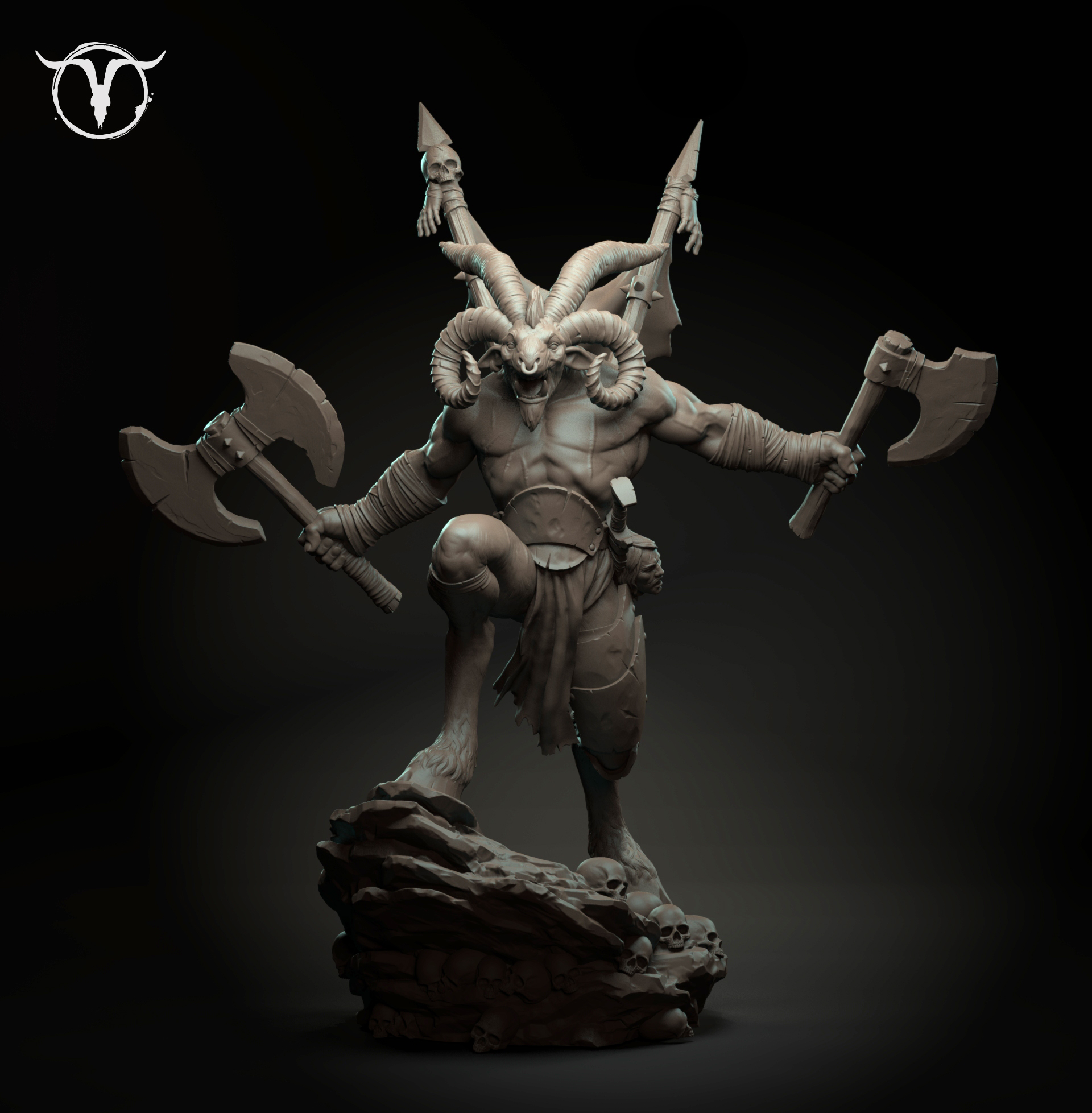Akelarre 75/80mm Vorgak Elderbeast figurine résine