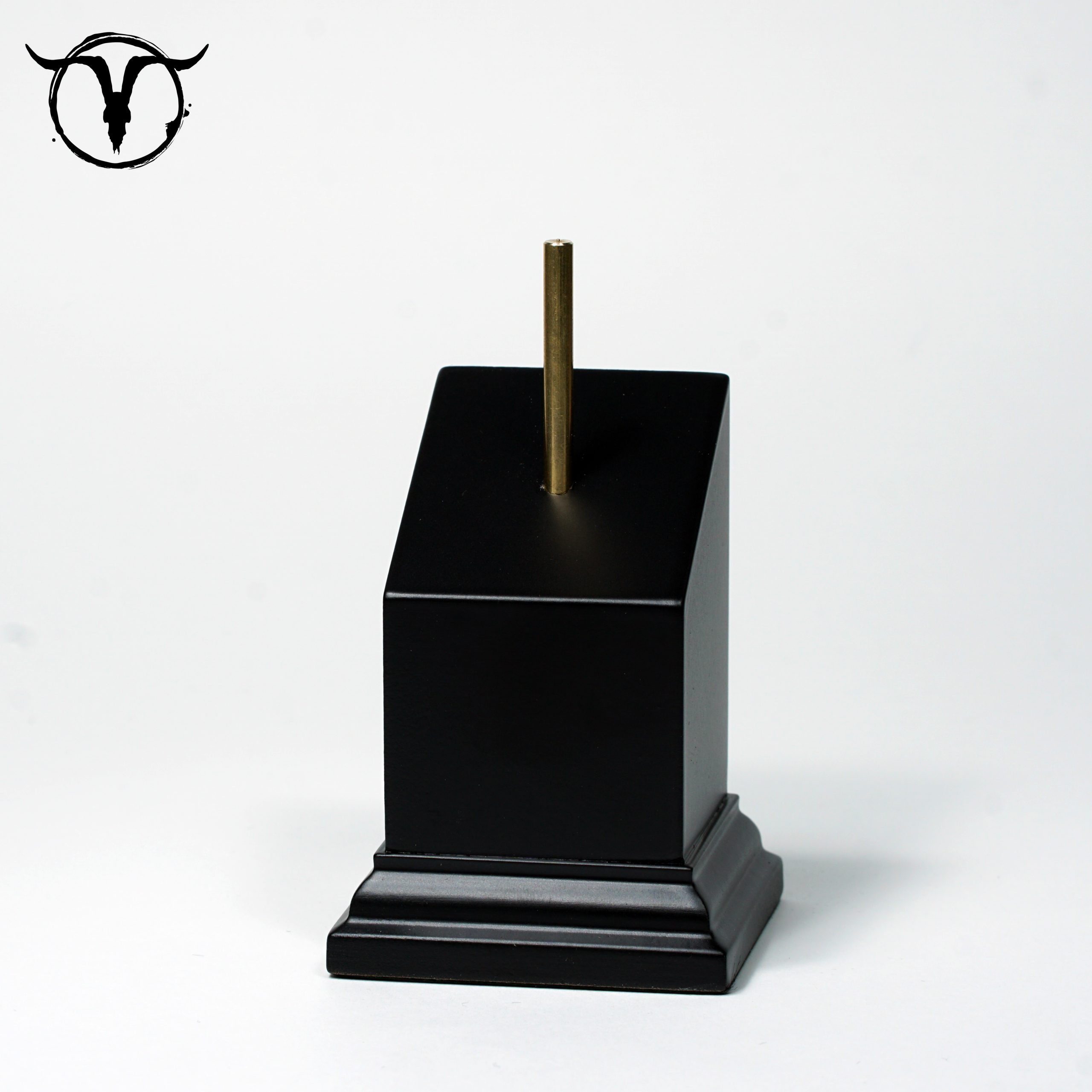 Akelarre Plinths socle carré 40x40 mm noir + tige métal