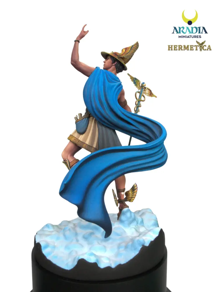 Aradia Hermetica Hermes figurine en résine messager à peindre