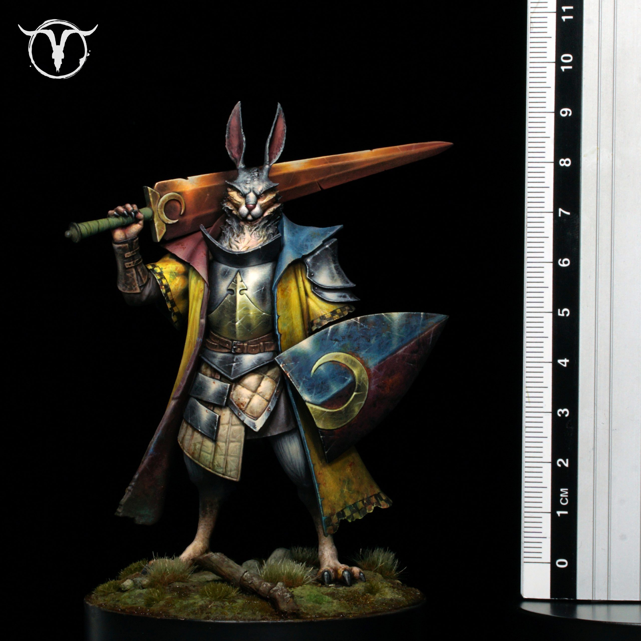 Akelarre Models Skillax Champion Caernaborg figurine 80mm résine
