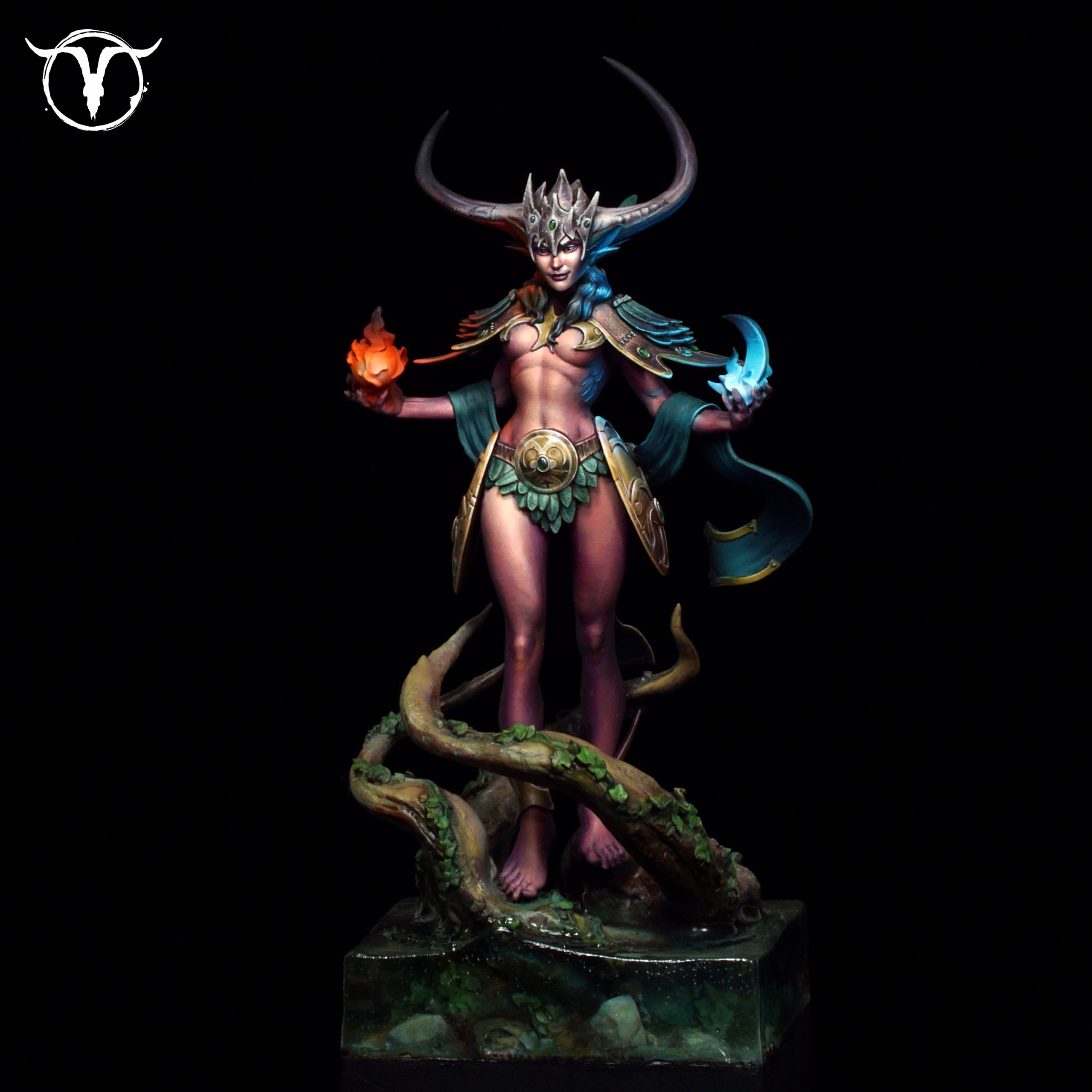 Akelarre Amari 75mm figurine résine déesse nature
