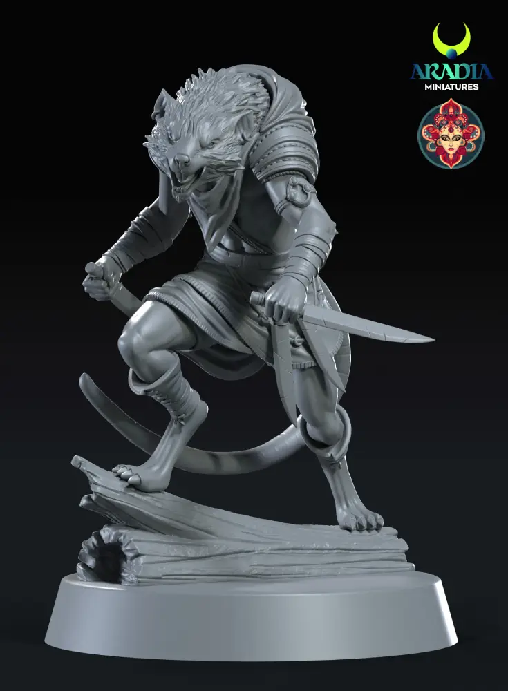 Aradia Minis Kali Yuga Mushika figurine résine à peindre