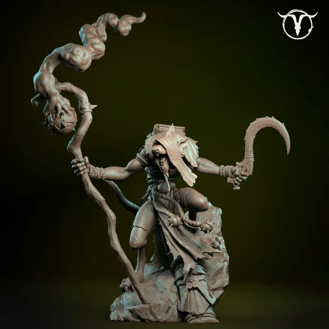 Akelarre 75/80 mm Murktail Nezumi figurine résine normale