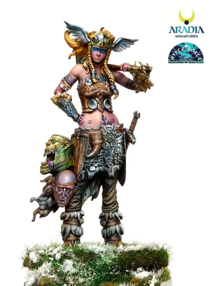 Aradia Minis Hyperborea Eyra figurine en résine 75mm à peindre
