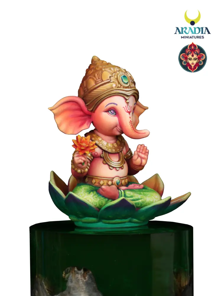 Kali Yuga Ganapati figurine en résine à peindre