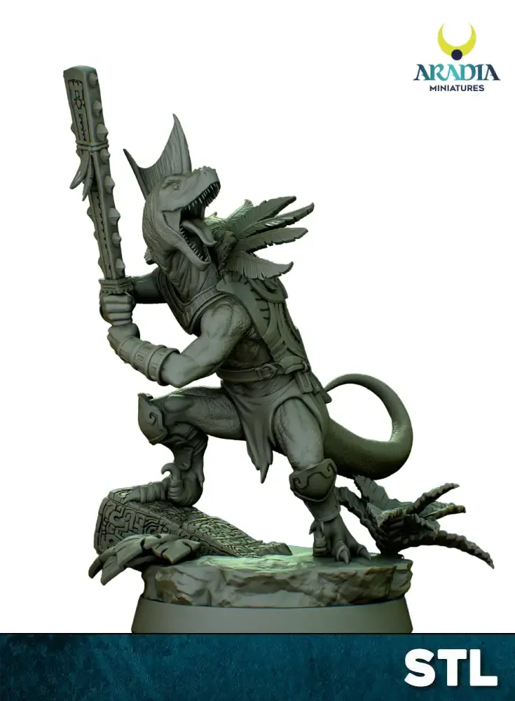 Aradia Minis Classic Fantasy Raptash STL figurine résine à peindre