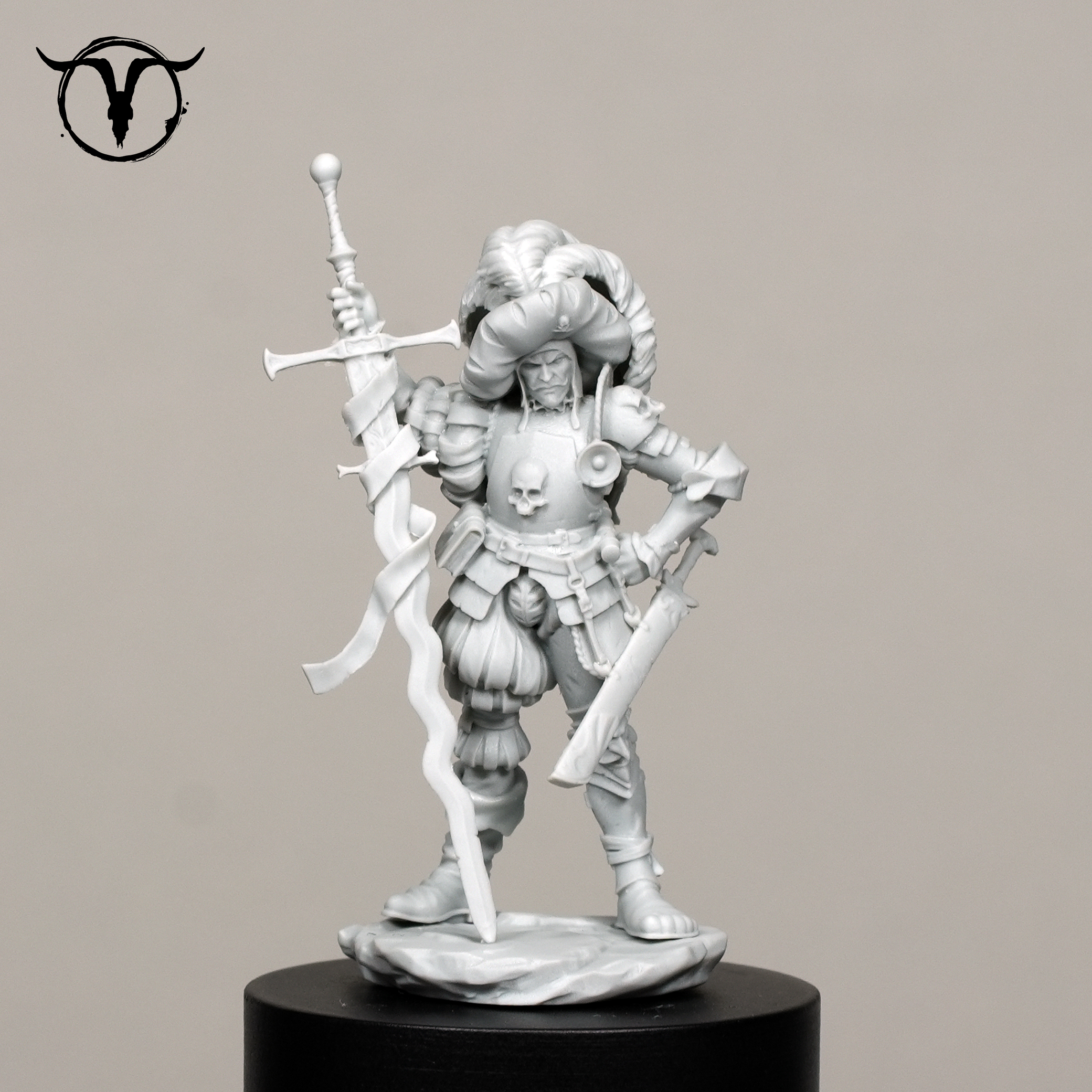 Akelarre Models 35 mm Corwin figurine résine mercenaire 35mm