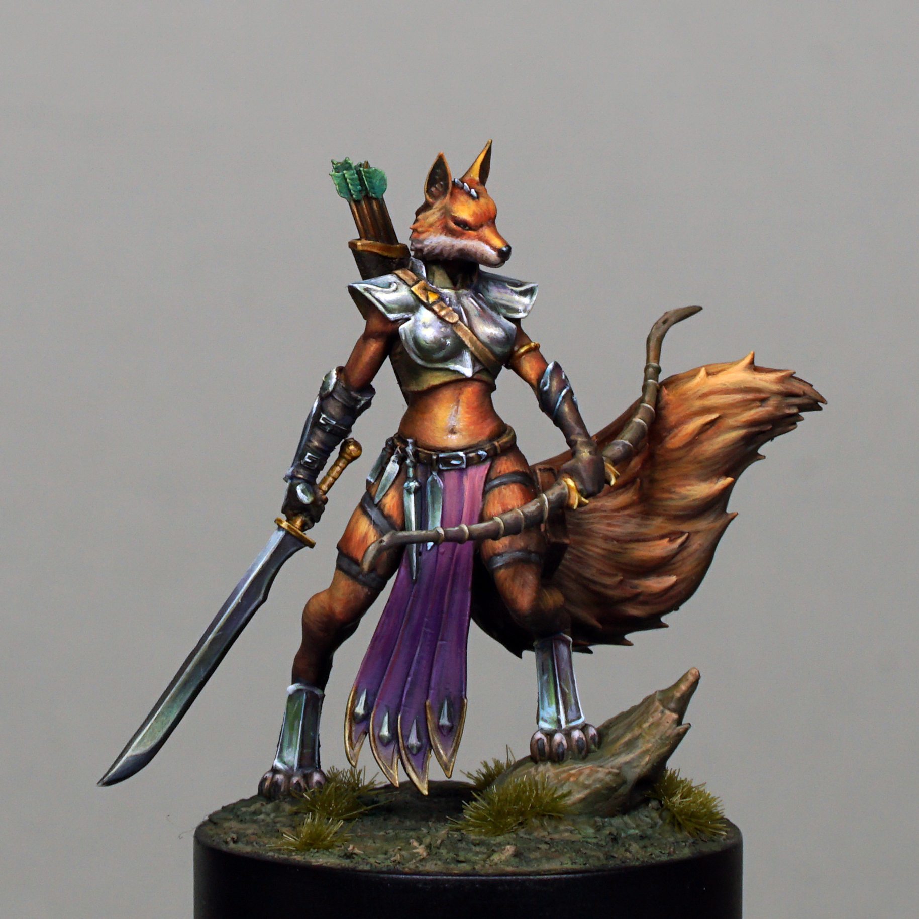 Akelarre Models Nyx Huntress figurine résine 35 mm