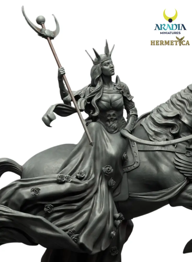Aradia Minis Hermetica Lady of the Black Rose figurine résine
