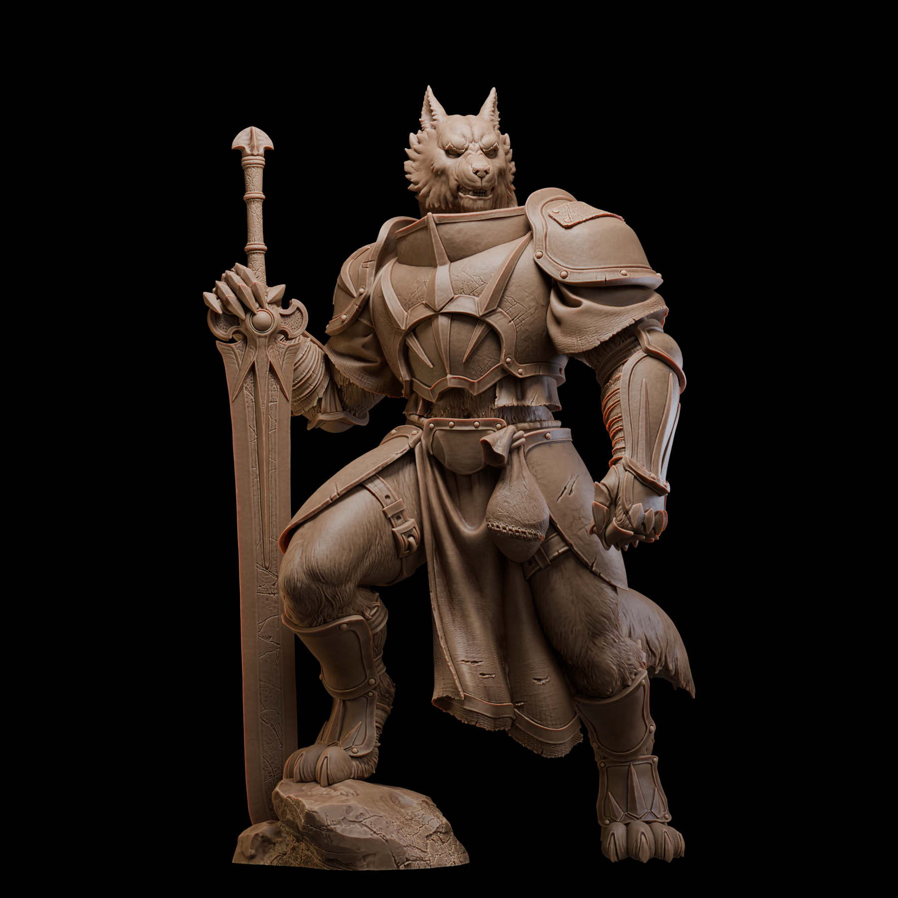 Akelarre Models Craidd 35mm figurine en résine paladin